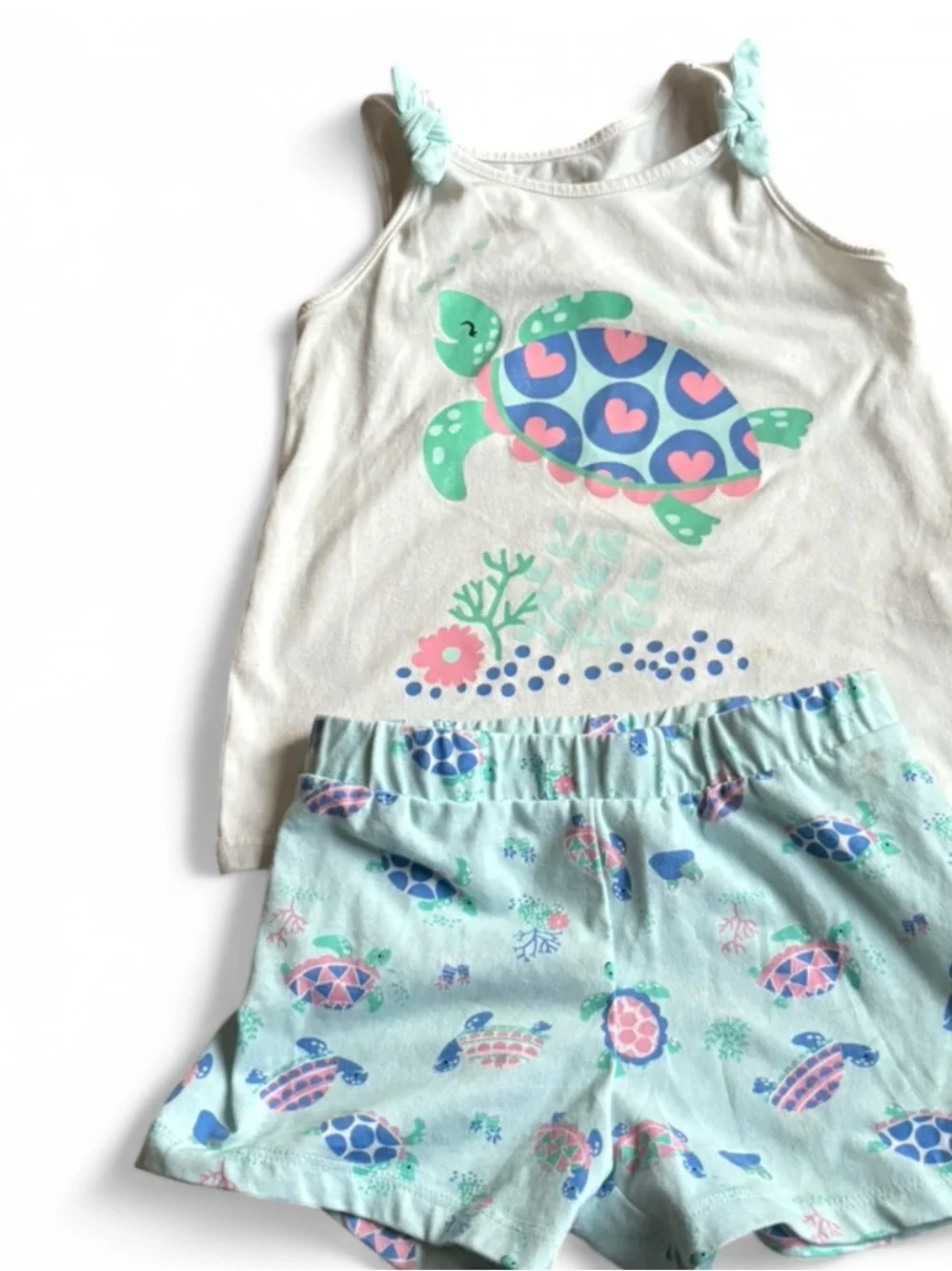 The Children's Place Cream Turtle & Sunshine Matching Sets - Picture 5 of 7